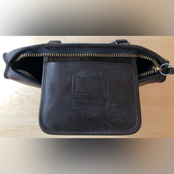 Vintage Coach NYC Slim Satchel in Mocha - Picture 3 of 16